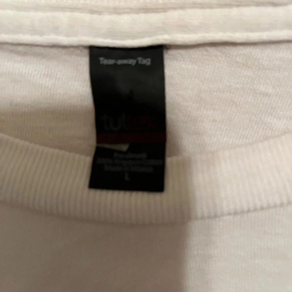 TULTEX~100% COTTON-GRAPHIC TEE~LG - Picture 5 of 6